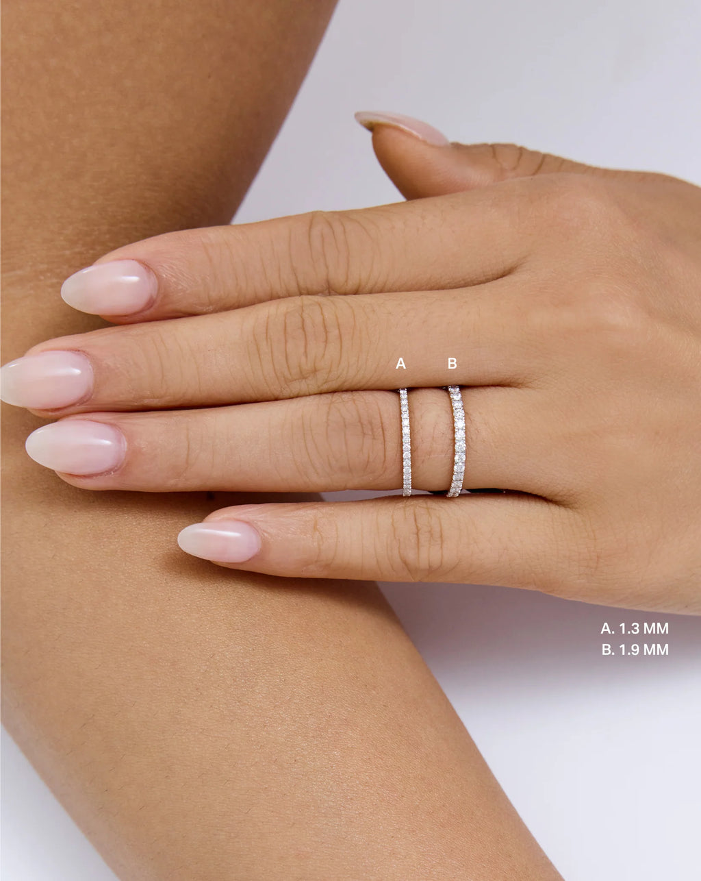 Pavé Eternity Wedding Band