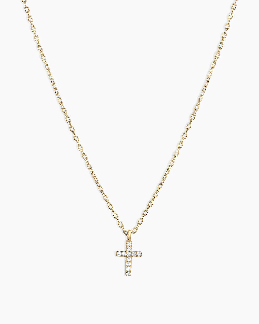 Pavé Cross Pendant Necklace