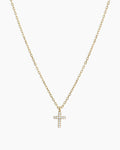 Pavé Cross Pendant Necklace