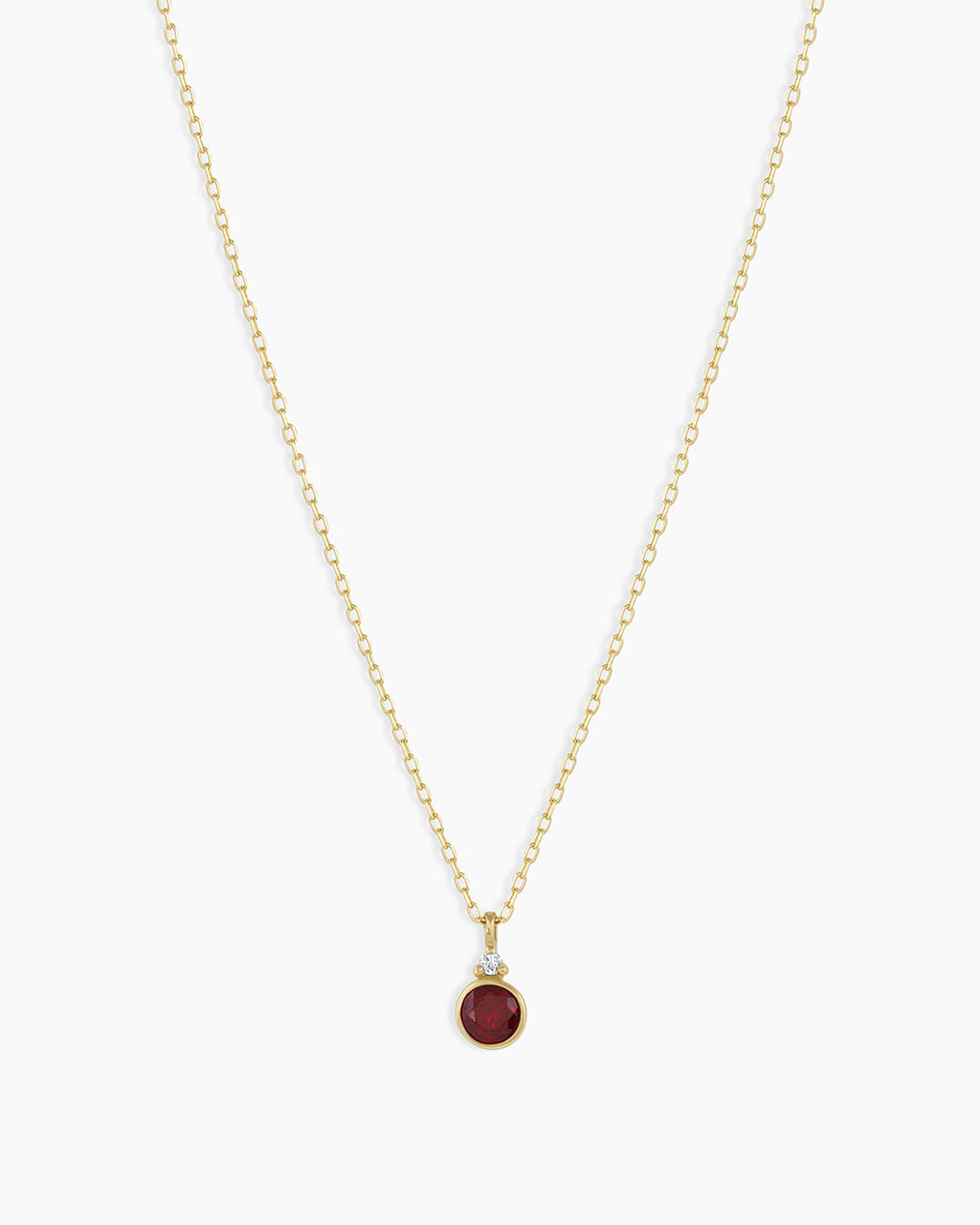 Dainty Birthstone Pendant Necklace