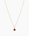 Dainty Birthstone Pendant Necklace
