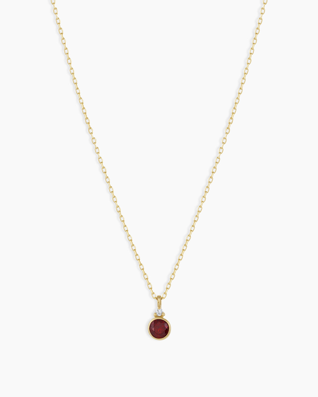Dainty Birthstone Pendant Necklace