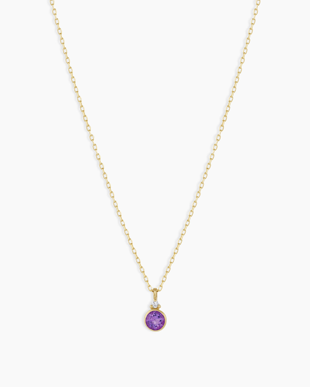 Dainty Birthstone Pendant Necklace