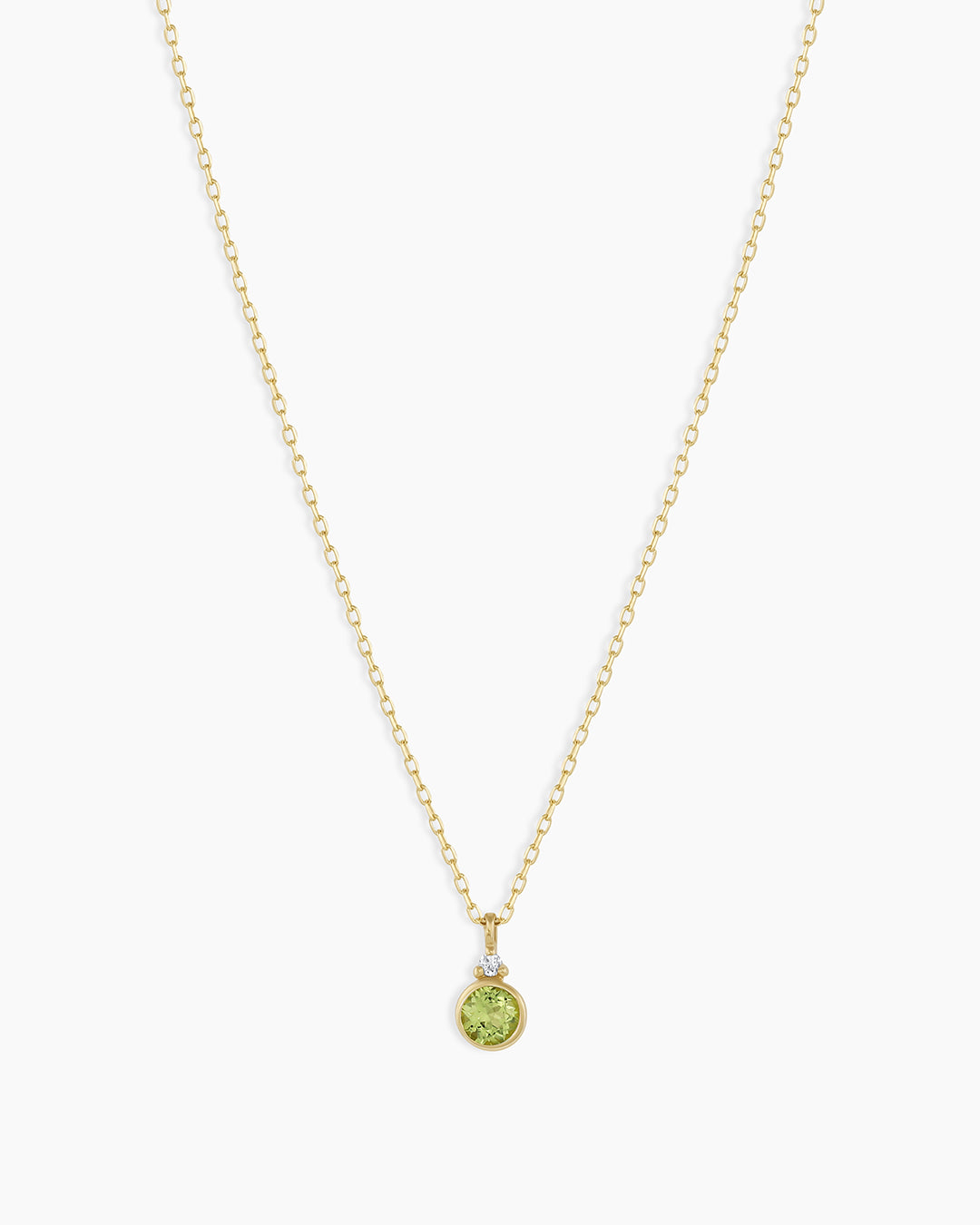 Dainty Birthstone Pendant Necklace