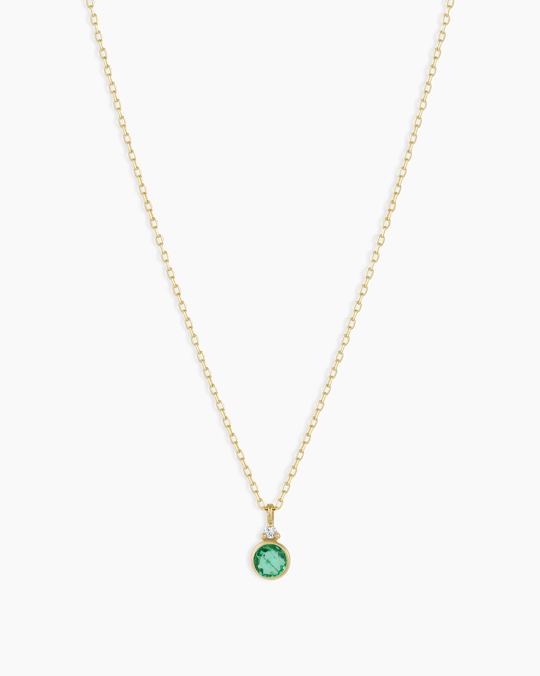 Dainty Birthstone Pendant Necklace