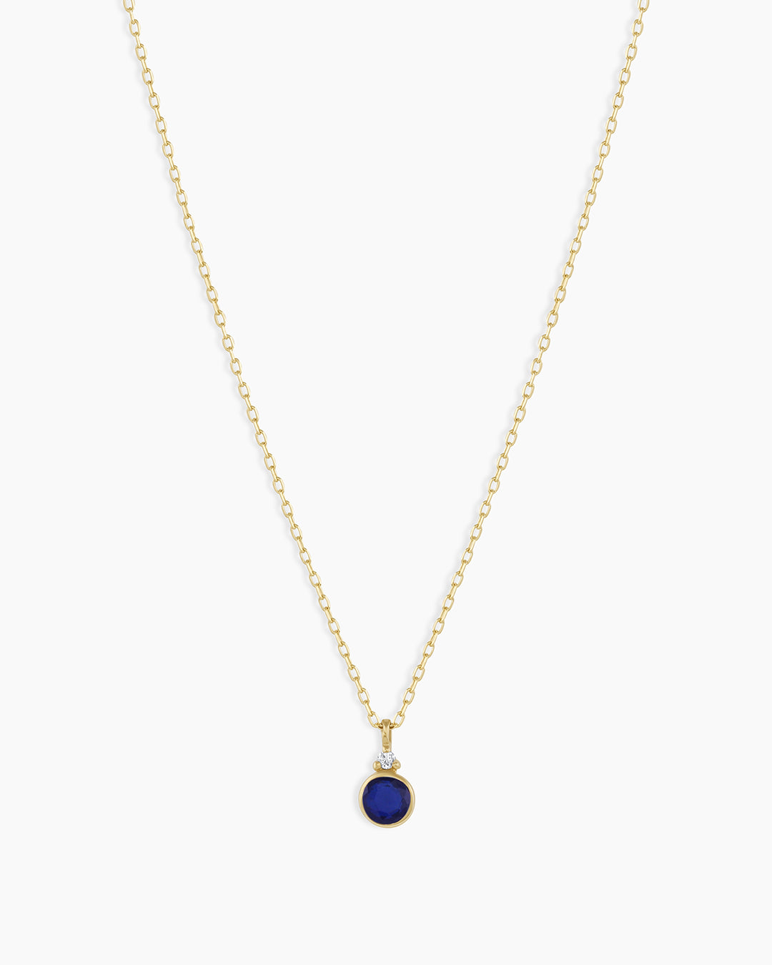 Dainty Birthstone Pendant Necklace