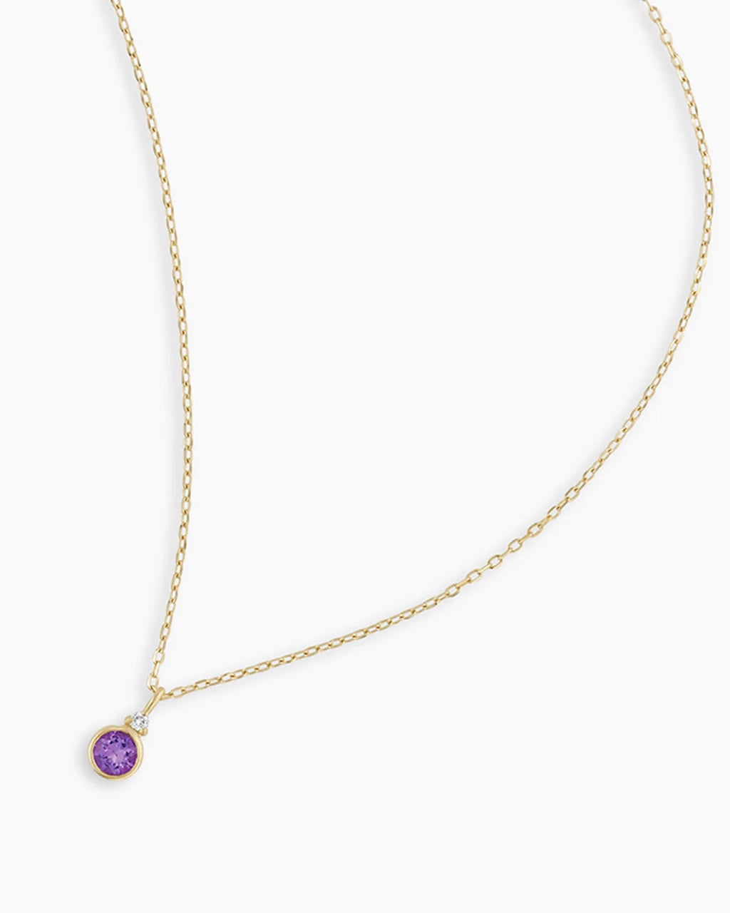 Dainty Birthstone Pendant Necklace
