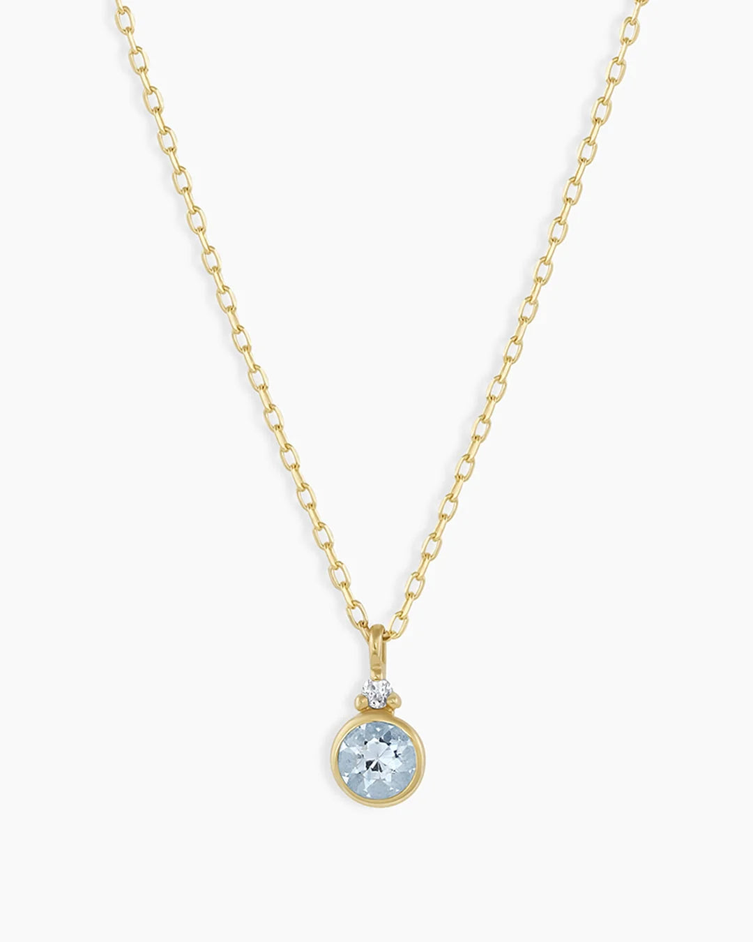 Dainty Birthstone Pendant Necklace