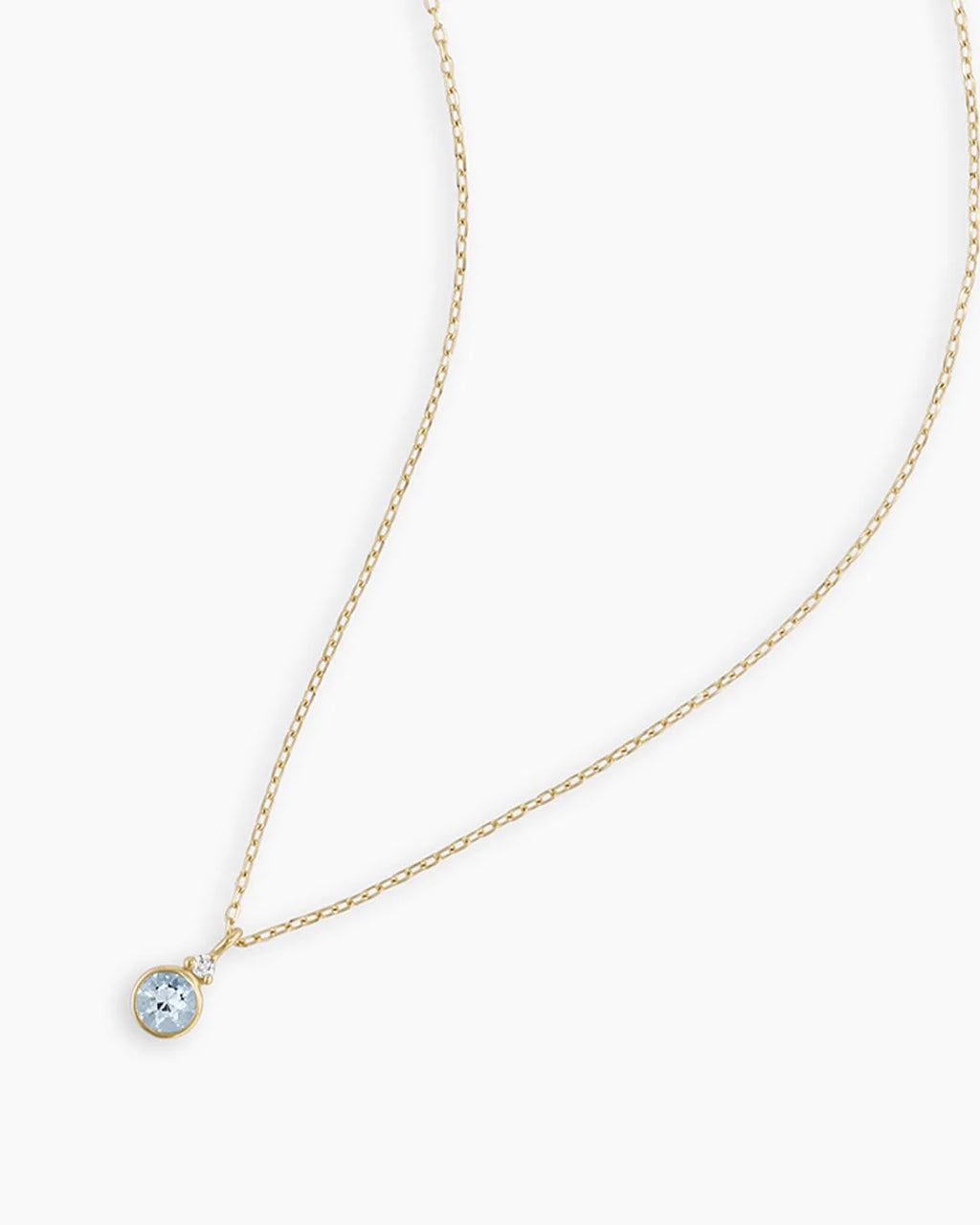 Dainty Birthstone Pendant Necklace