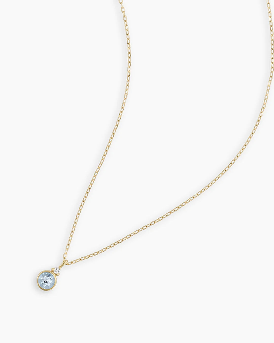 Dainty Birthstone Pendant Necklace