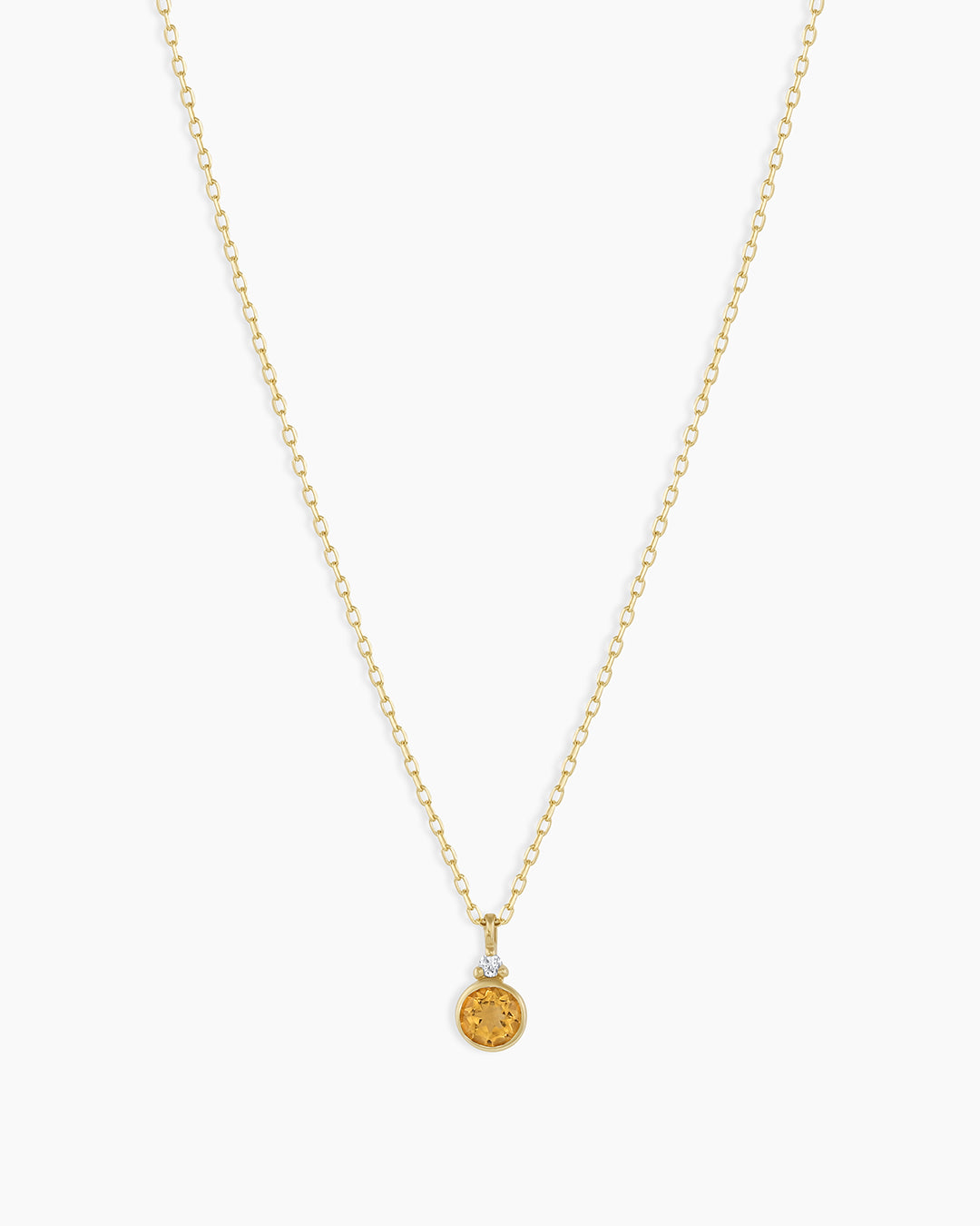 Dainty Birthstone Pendant Necklace