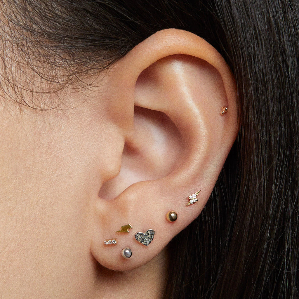 Hypoallergenic Flat Back Stud Earrings