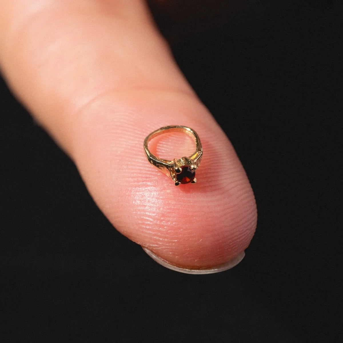 Birthstone Ring Charm for Necklace