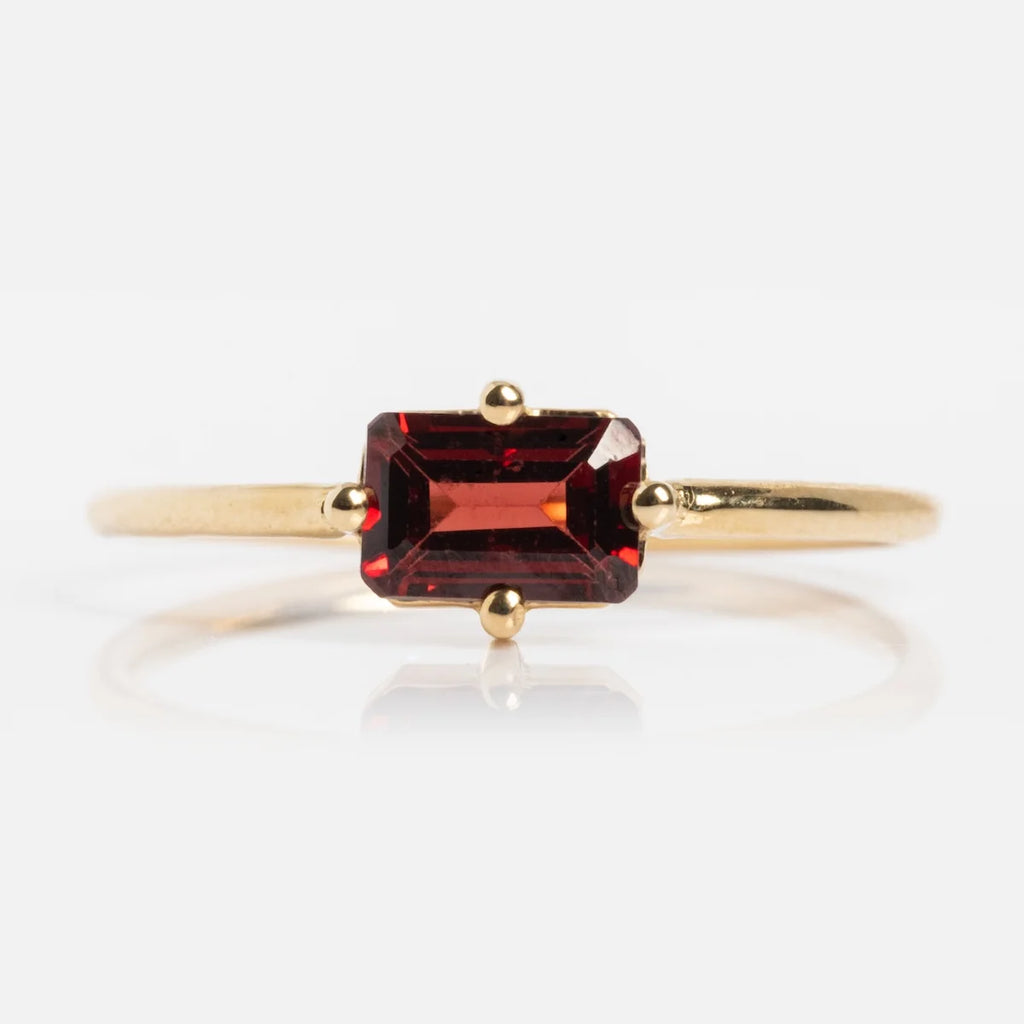 Baguette Birthstone Ring