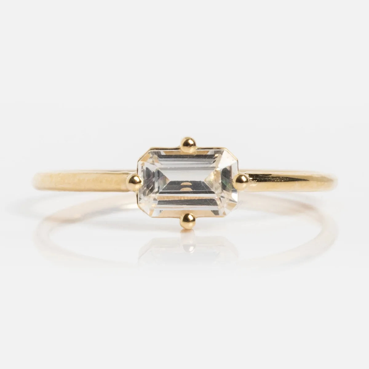 Baguette Birthstone Ring