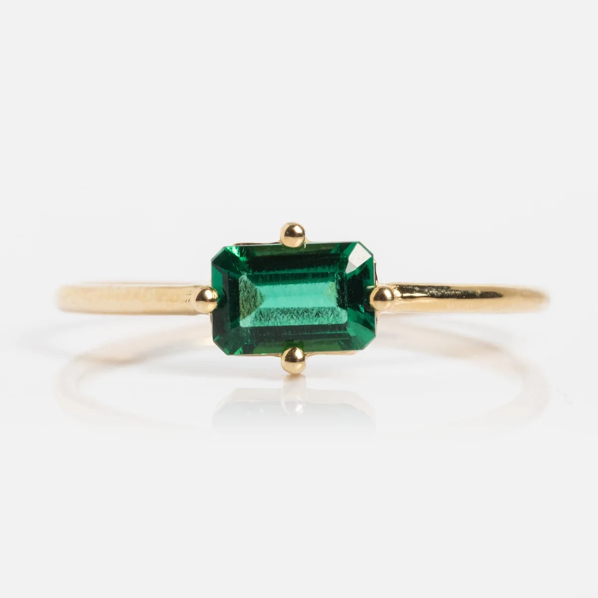 Baguette Birthstone Ring