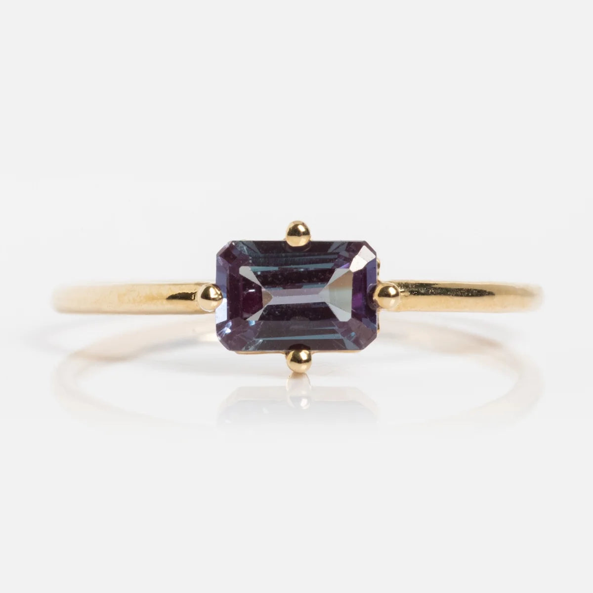 Baguette Birthstone Ring