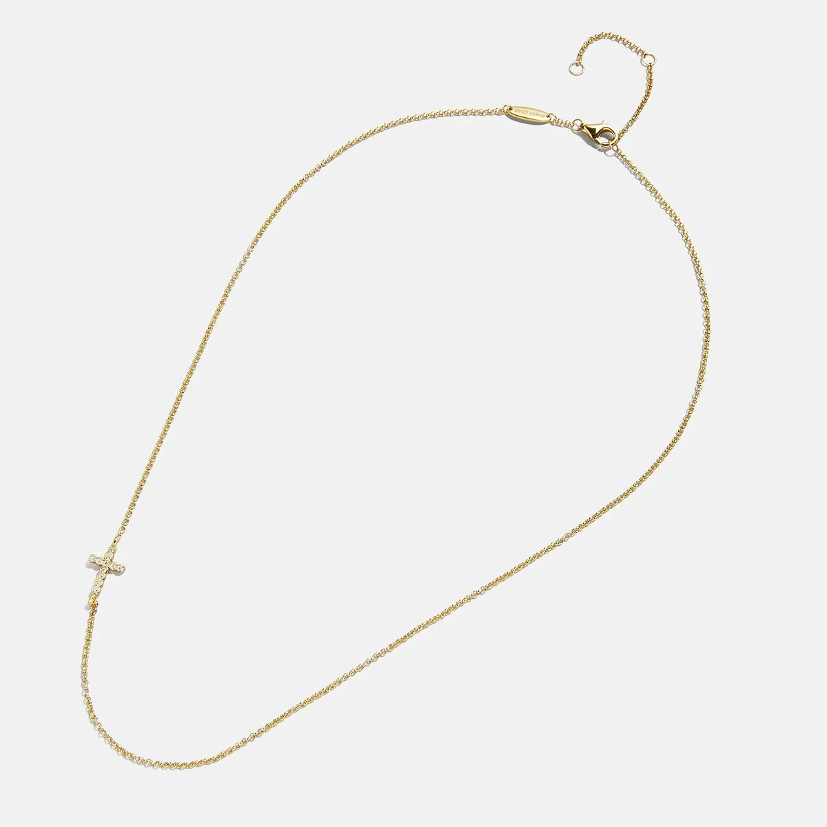Asymmetric Cross Necklace