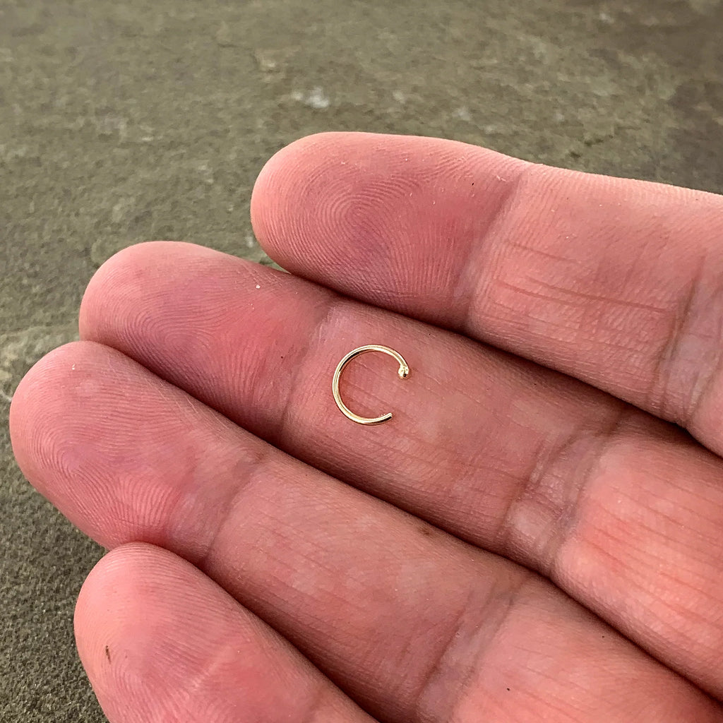 Seamless Hoop Nose Ring