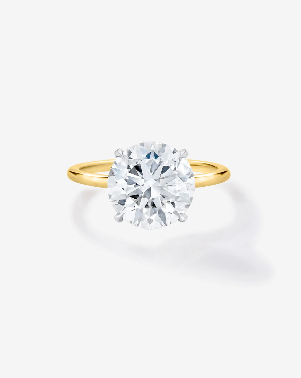 Round Halo Engagement Ring for Women