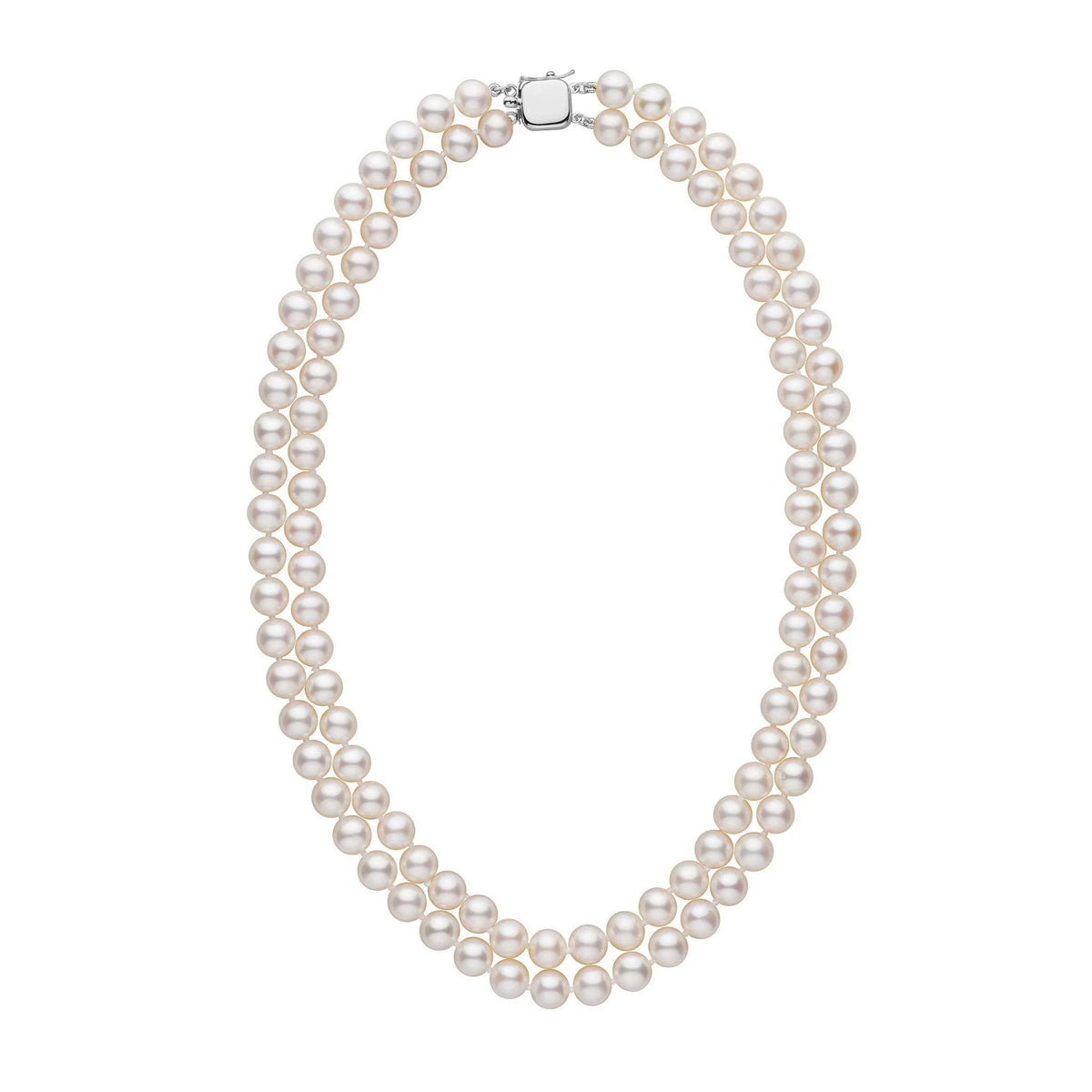 Double Strand Pearl Necklace