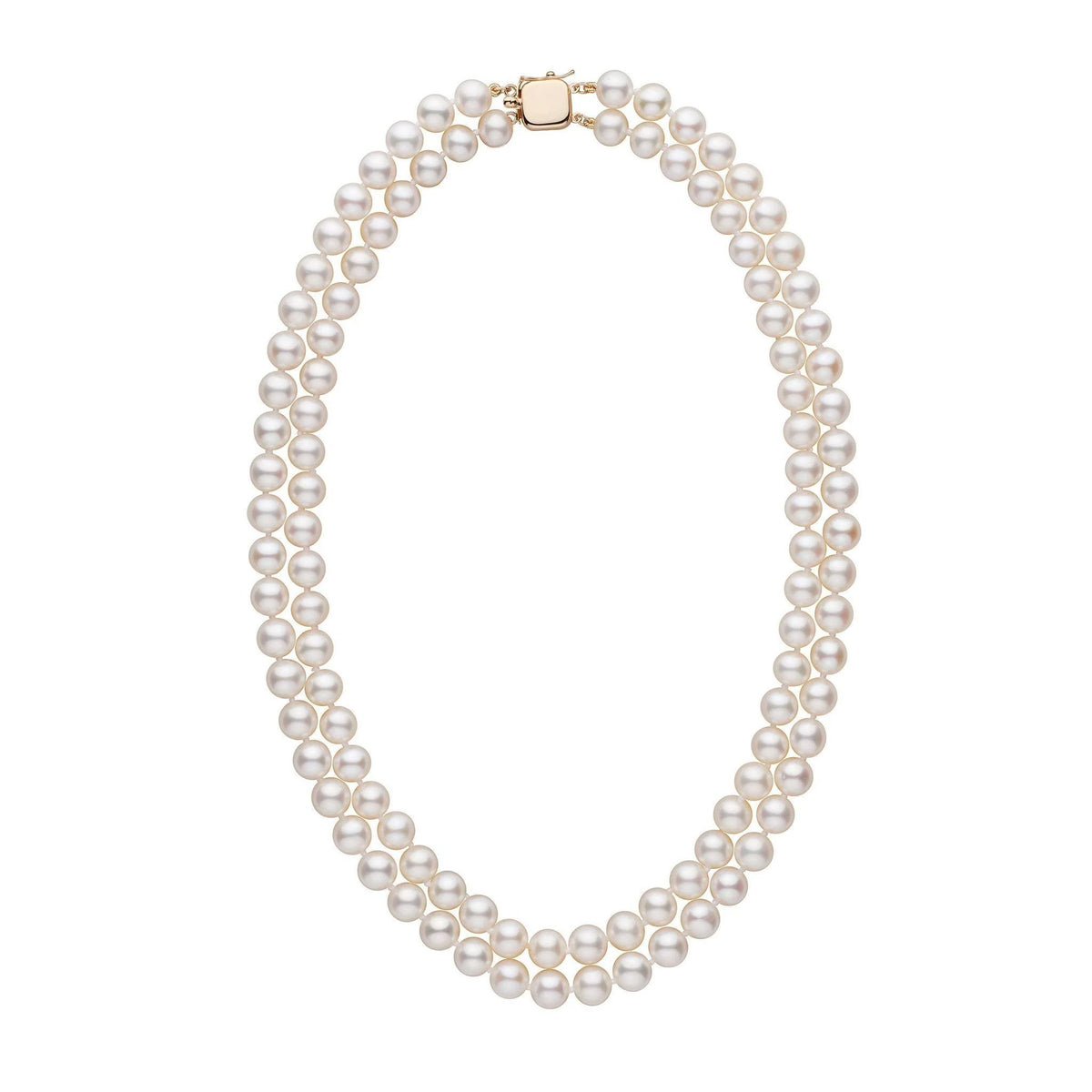 Double Strand Pearl Necklace