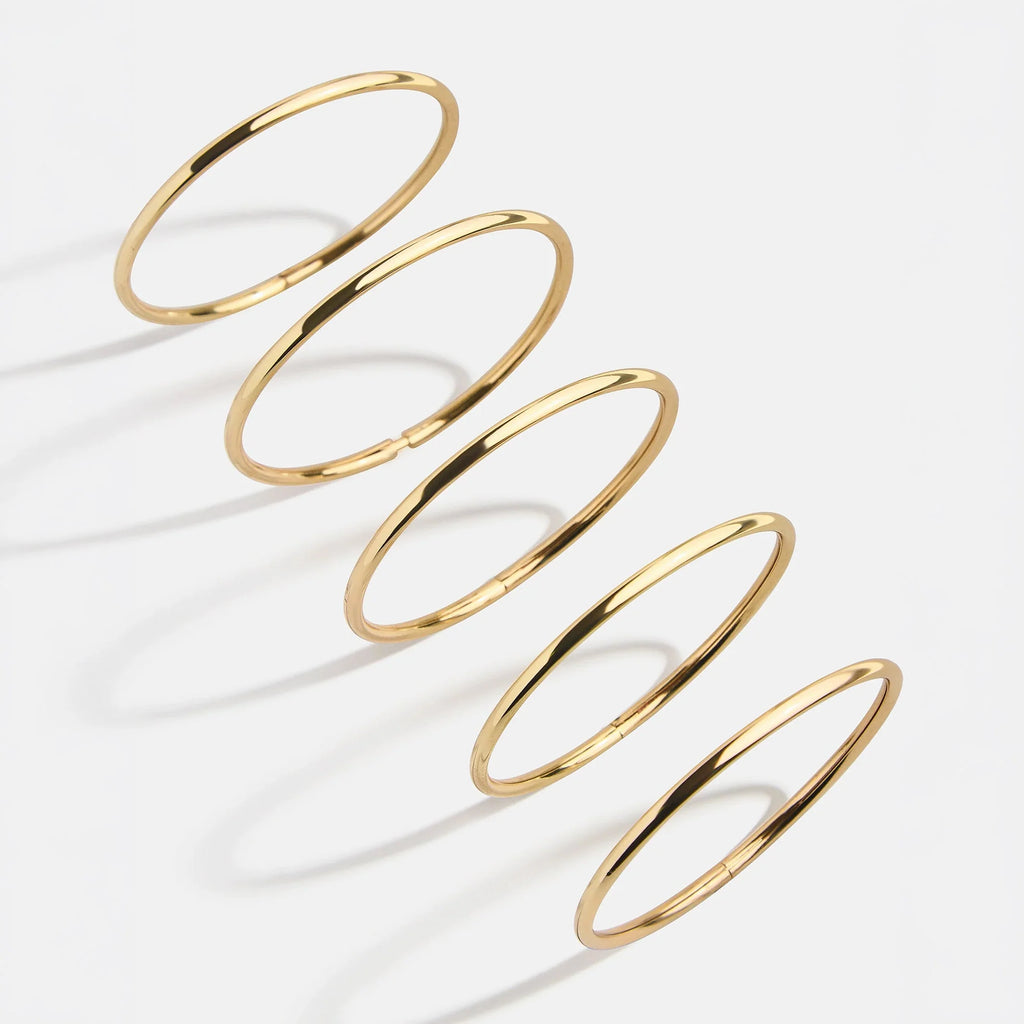 Stackable Bangles Set of 5