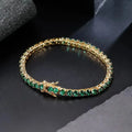 Green Stone Tennis Bracelet