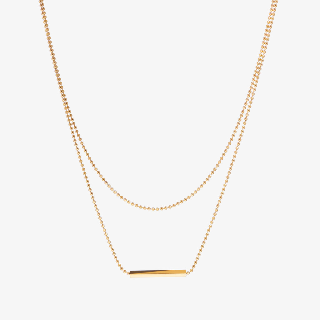 Minimalist Bar Pendant Necklace