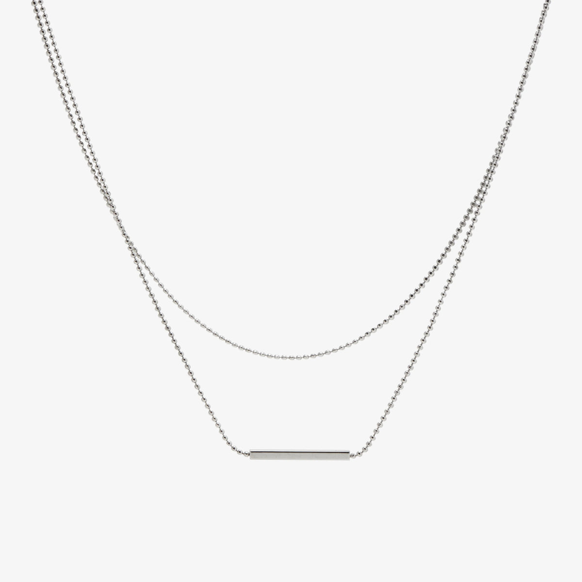 Minimalist Bar Pendant Necklace