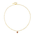 Waterproof Birthstone Necklace