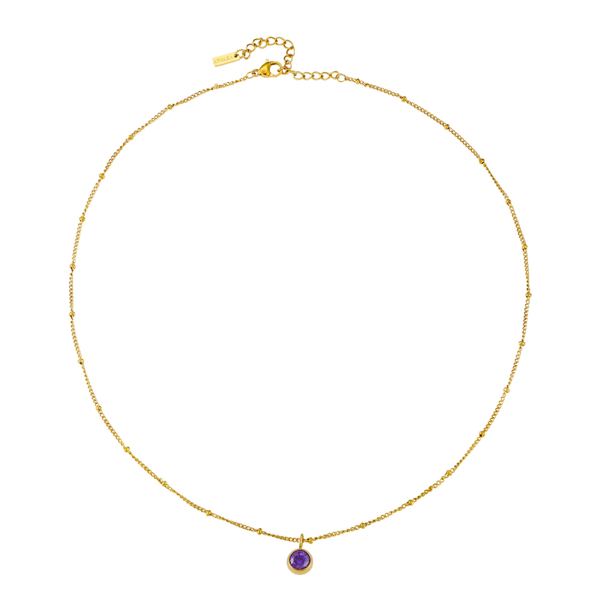 Waterproof Birthstone Necklace