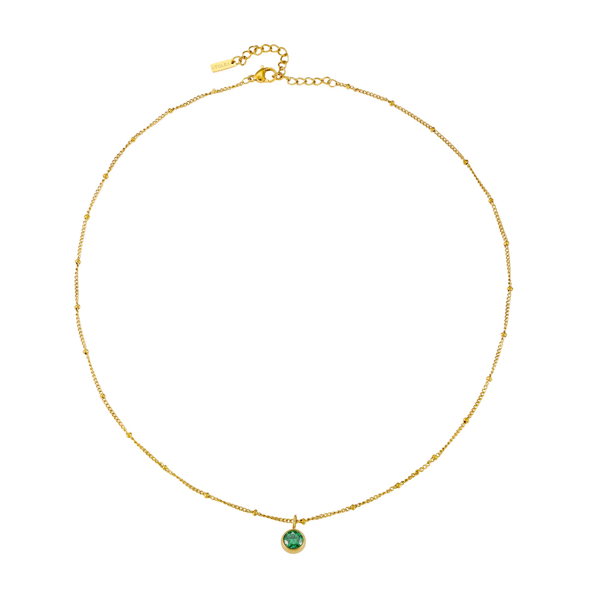 Waterproof Birthstone Necklace