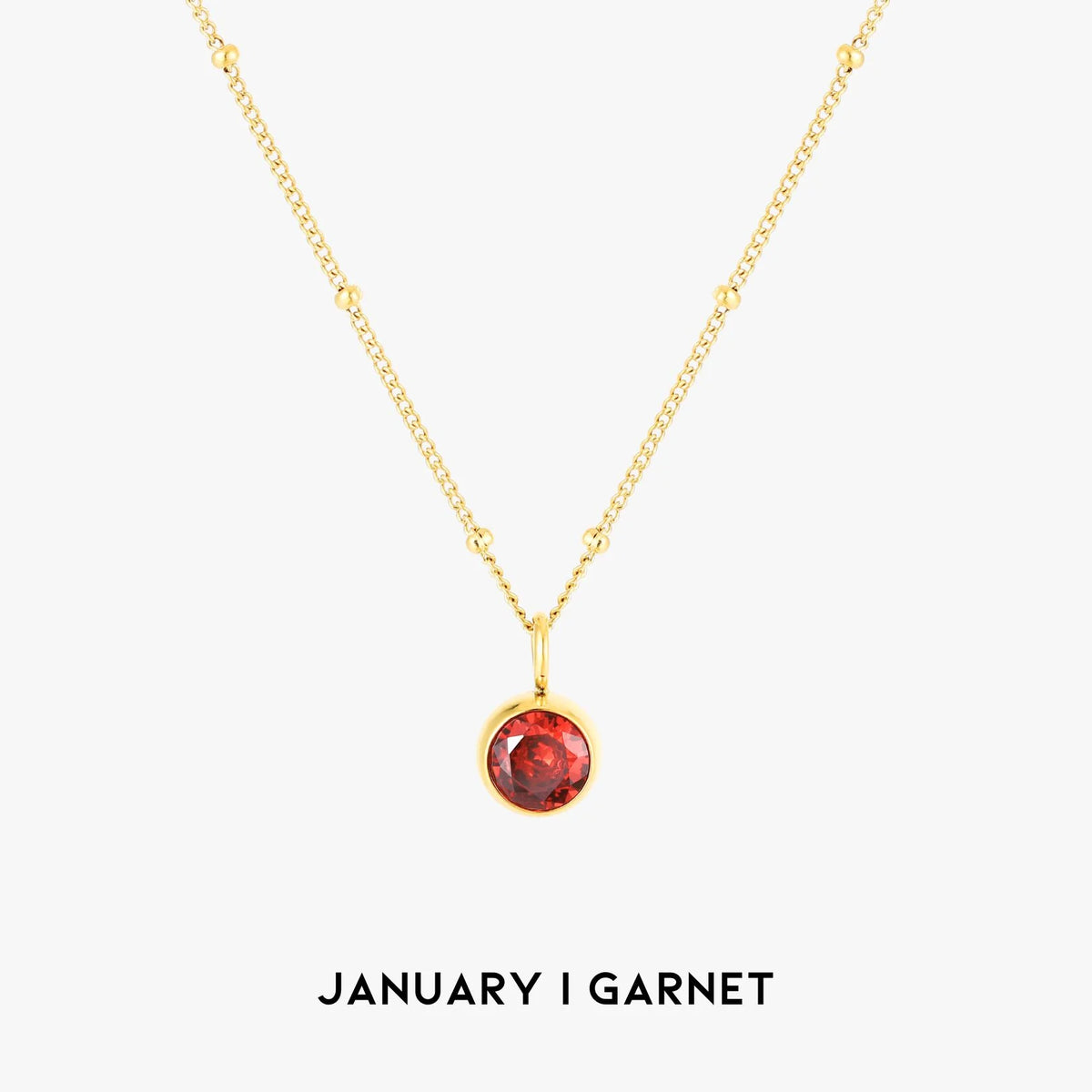 Waterproof Birthstone Necklace
