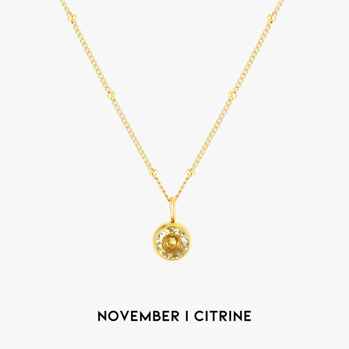 Waterproof Birthstone Necklace