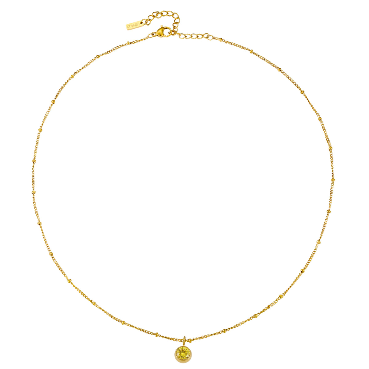 Waterproof Birthstone Necklace