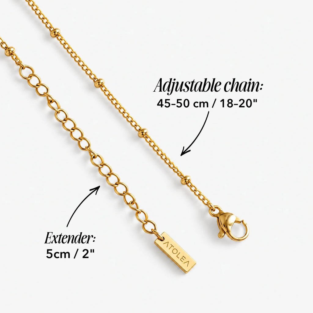 Waterproof Birthstone Necklace