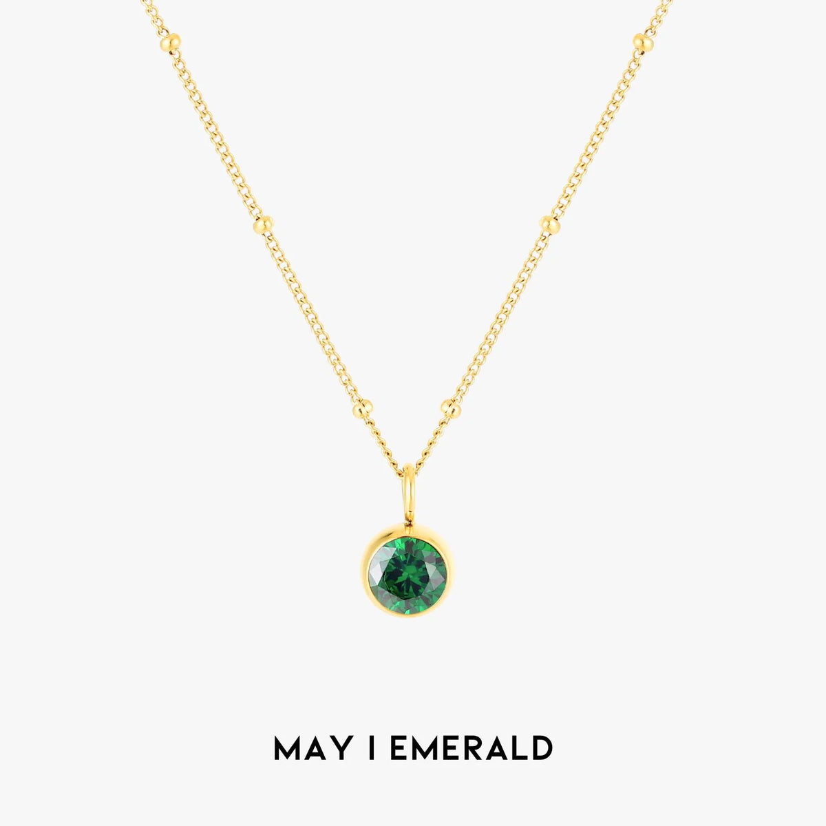 Waterproof Birthstone Necklace
