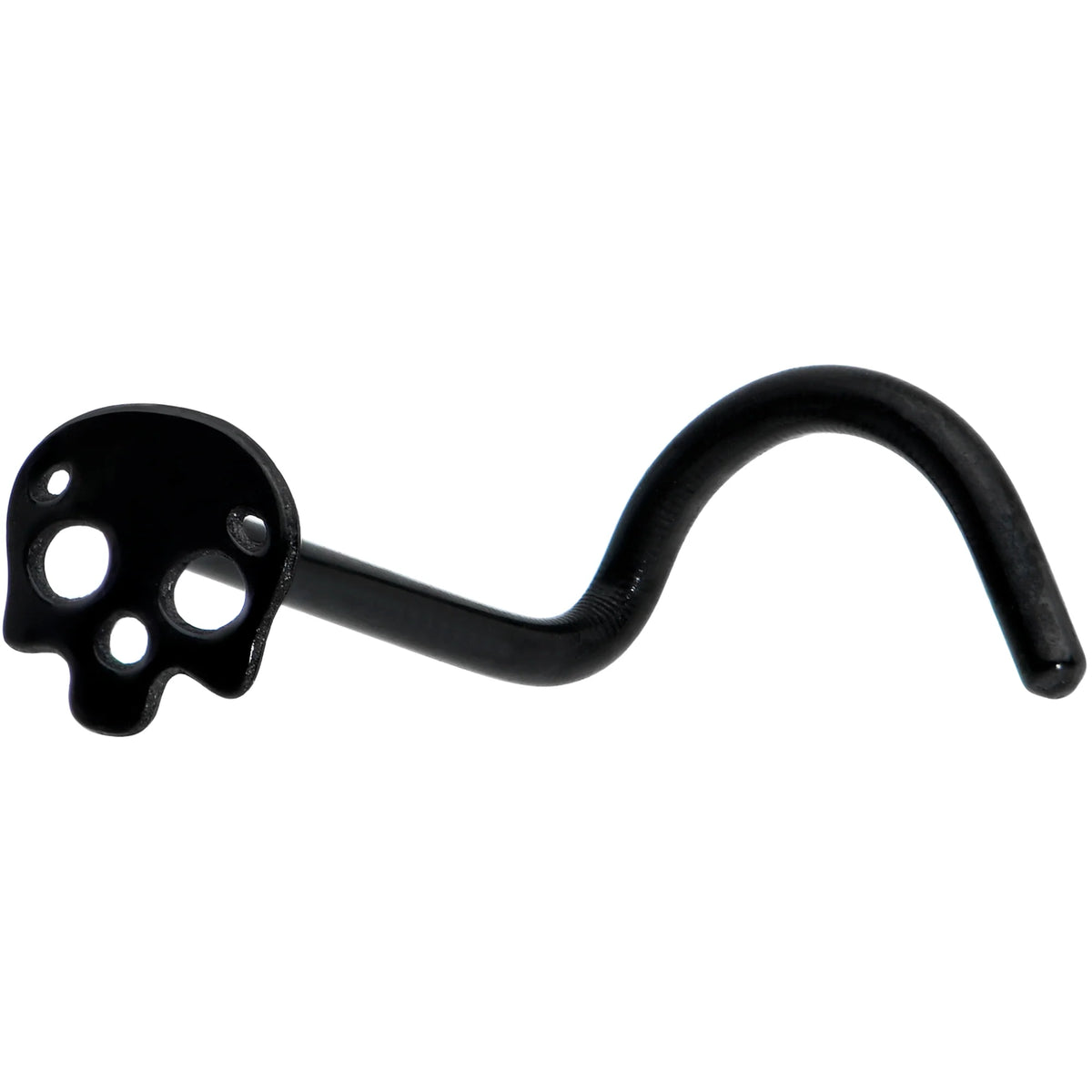 Skull Nose Ring Stud