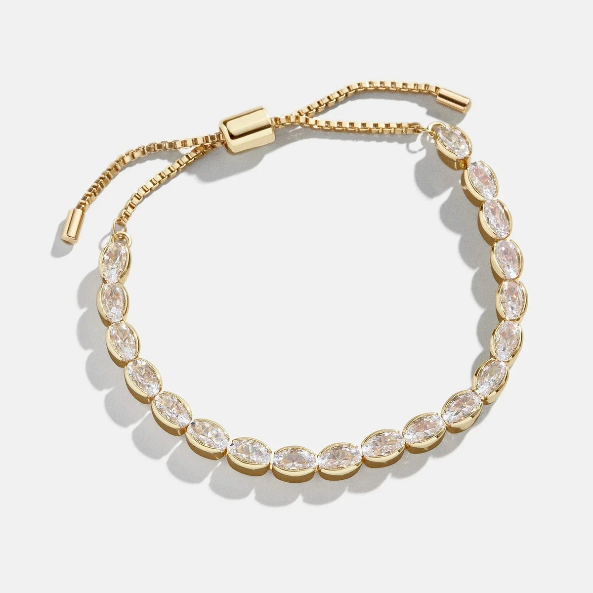 Oval Stone Tennis Bracelet