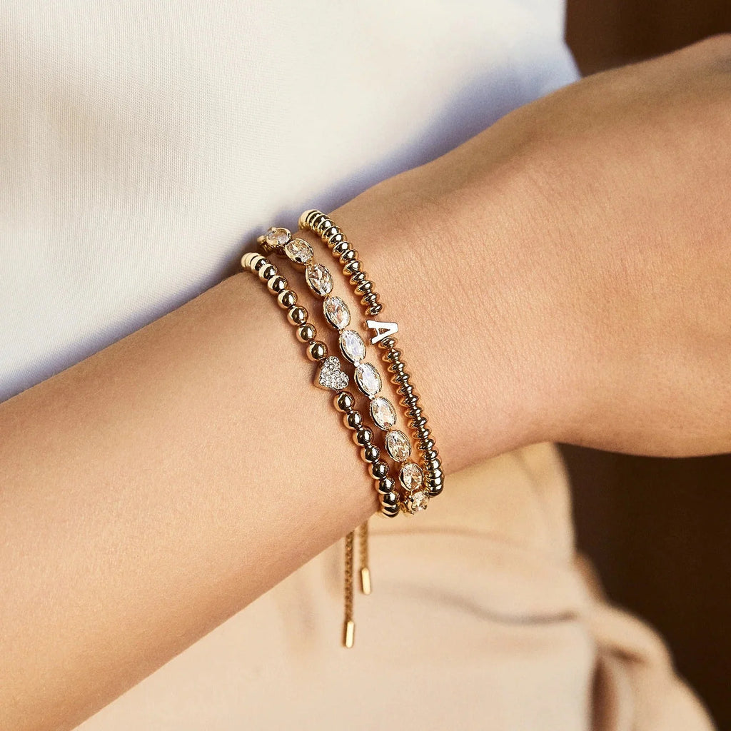 Oval Stone Tennis Bracelet