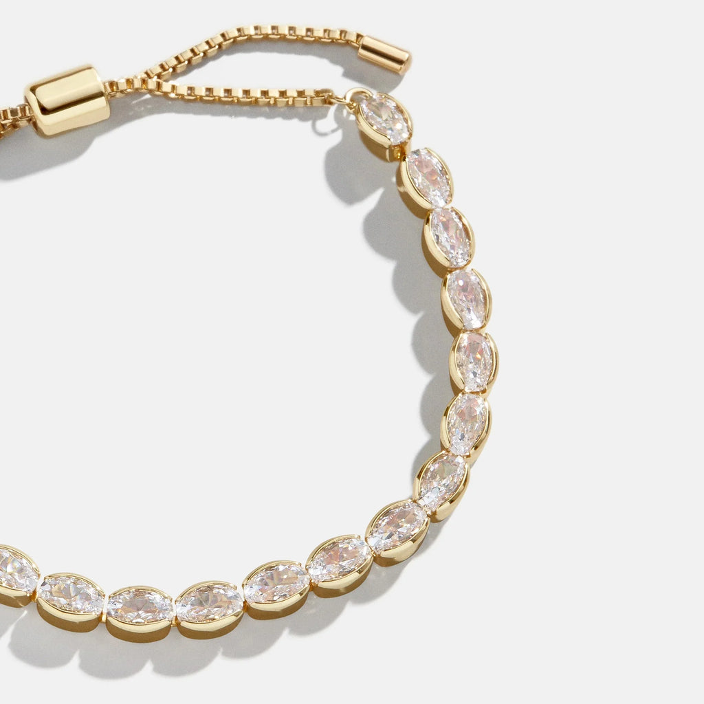 Oval Stone Tennis Bracelet