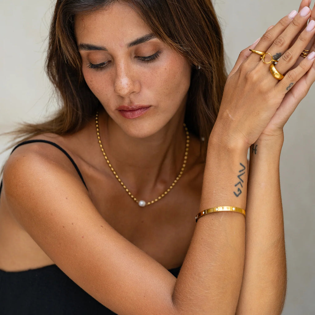 Sparkling Cuff Bangle Bracelet
