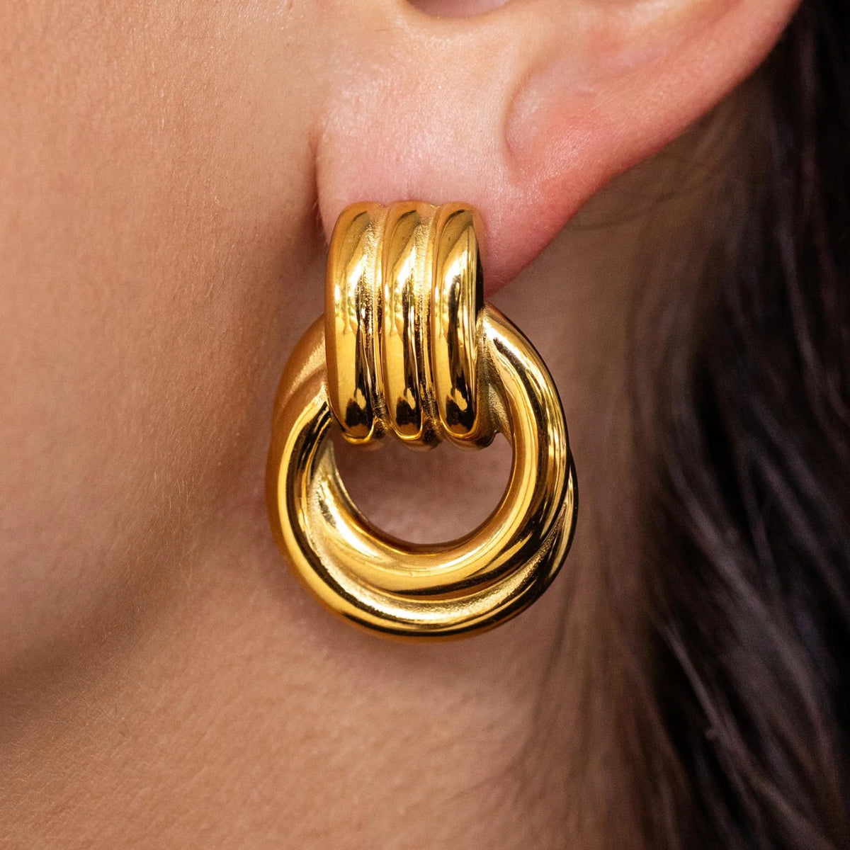 Intertwined Hypoallergenic Earrings