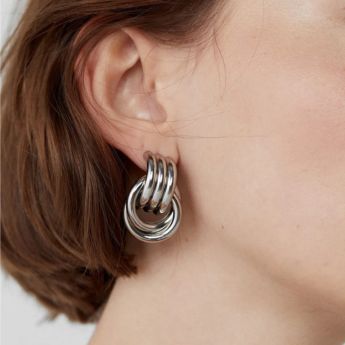 Intertwined Hypoallergenic Earrings