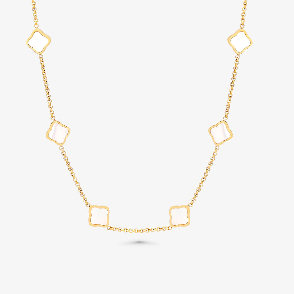 Cecile Ten Clover Necklace