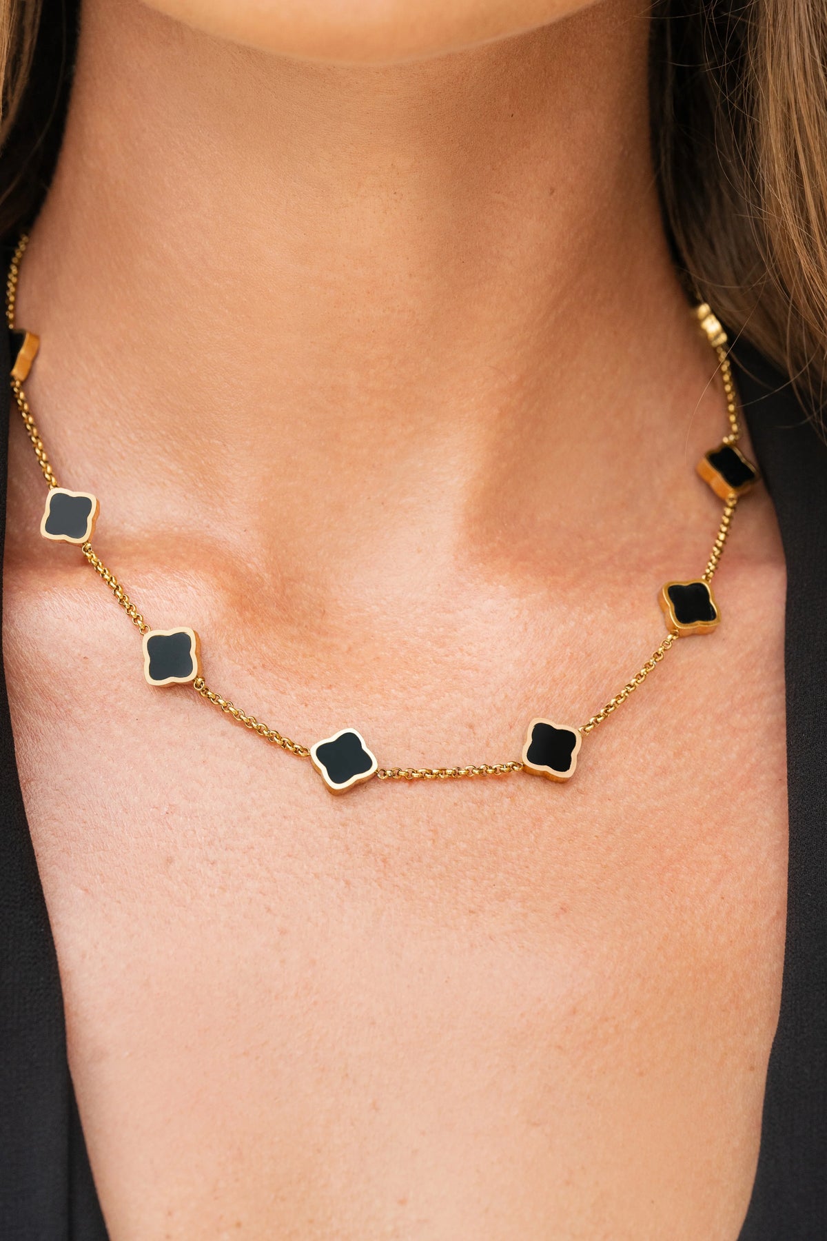 Cecile Ten Clover Necklace