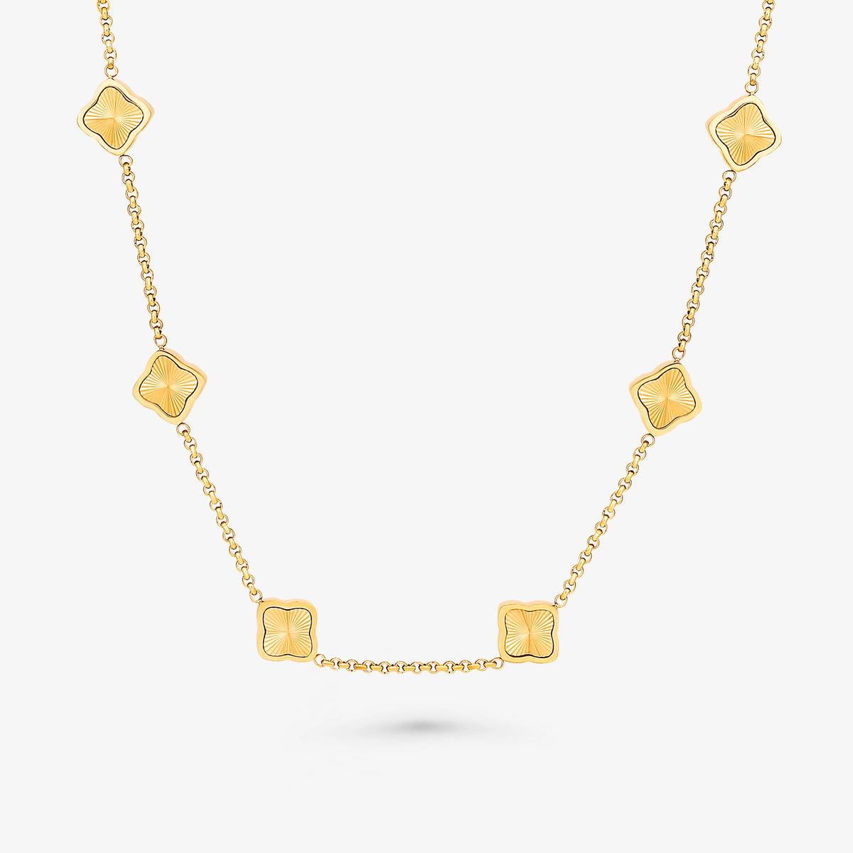 Cecile Ten Clover Necklace