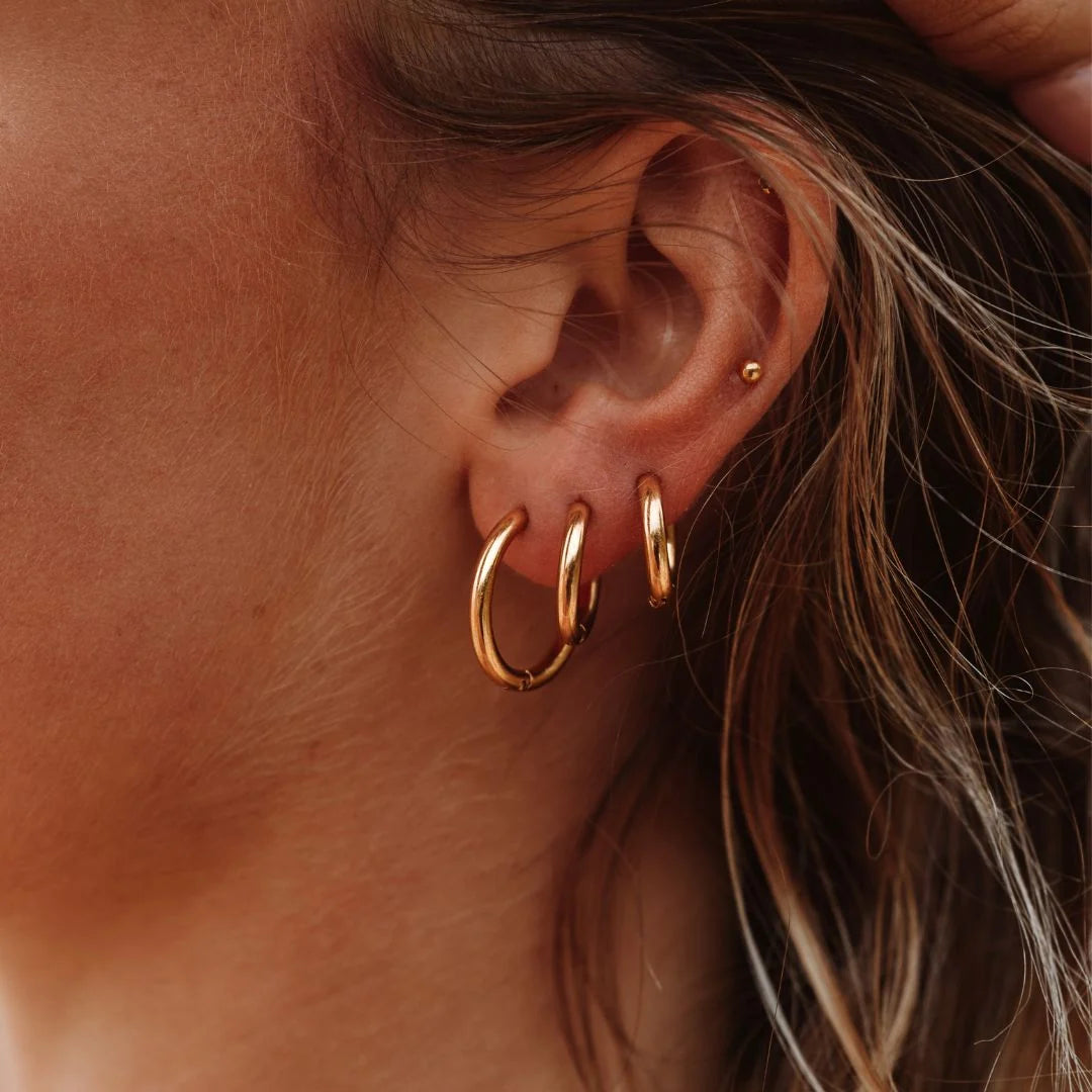 Waterproof Hoop Earrings