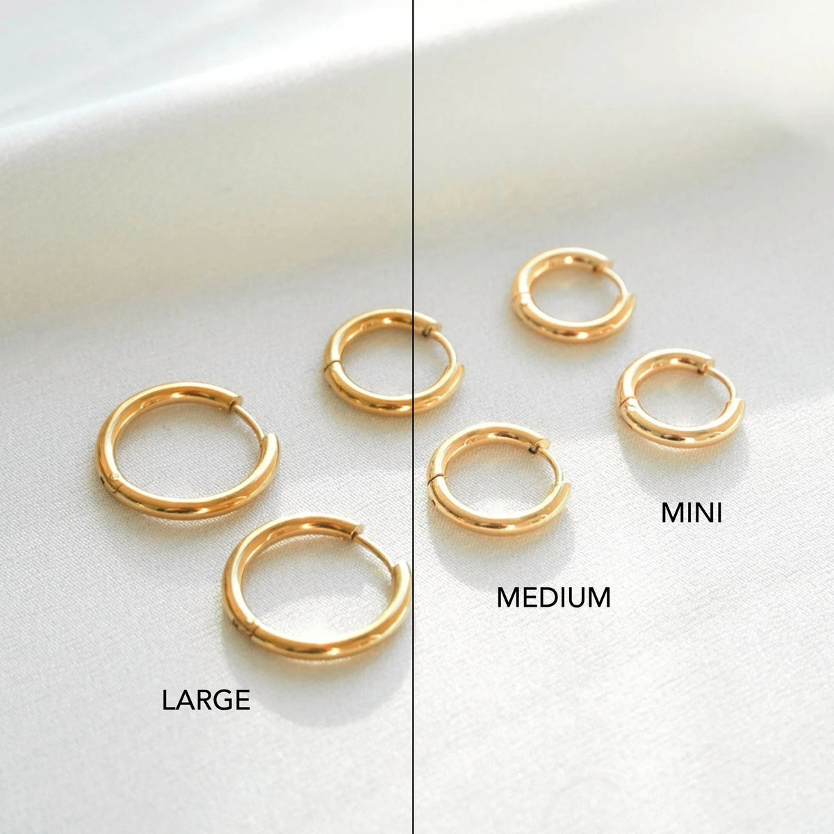 Waterproof Hoop Earrings